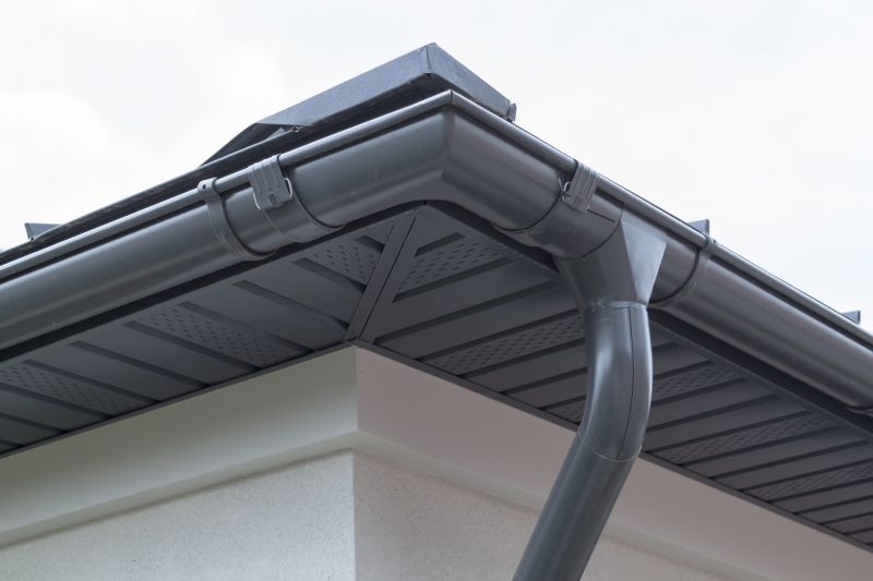 Gutter System on Roof