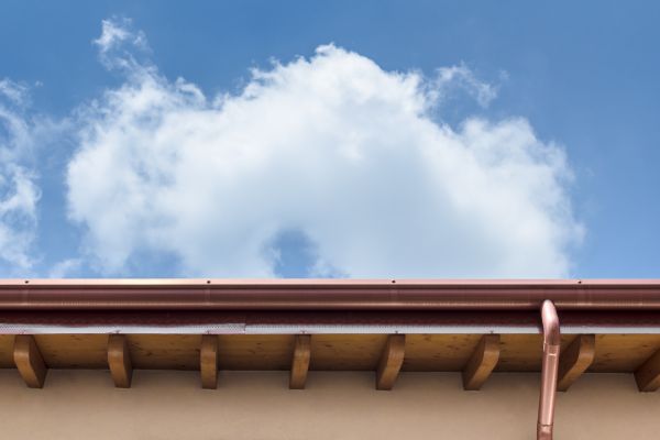 Cost of Copper Gutter Installation in Cabot