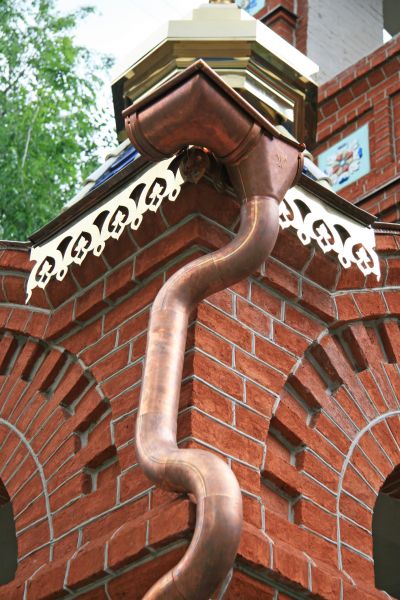 Cost of Church Downspout Installation in Cabot